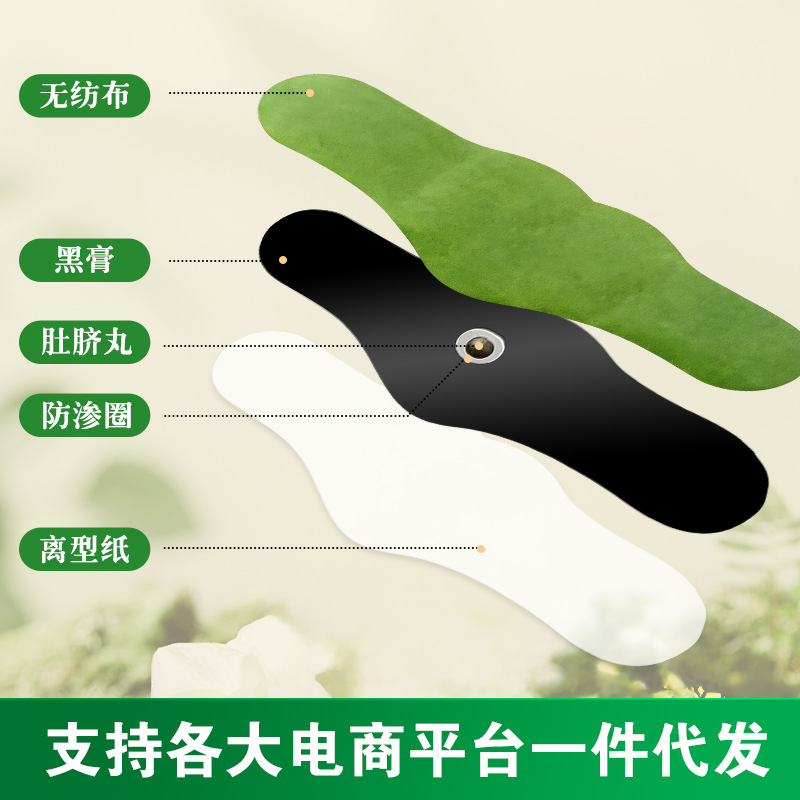 Yao Benren Herbal Belly Button Patch Abdomen Support Wellness Patch 2 Patches Per Bag - Image 3