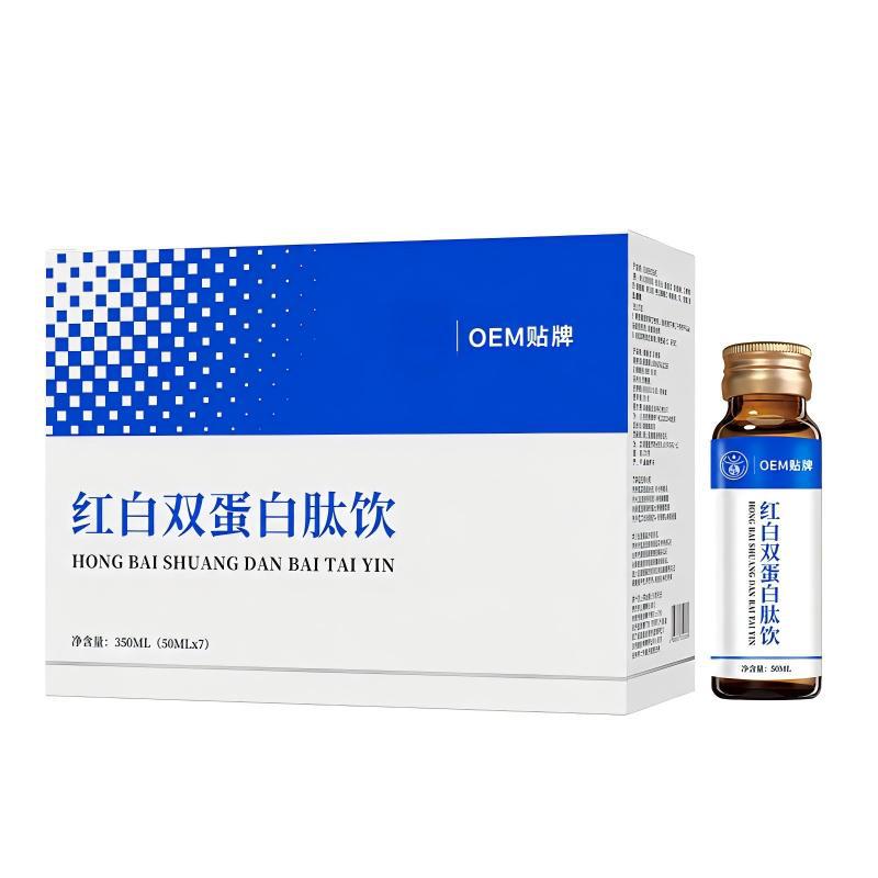 Red & White Dual Protein Drink — Reishi, Sea Cucumber & Ejiao Botanical Beverage - Image 5