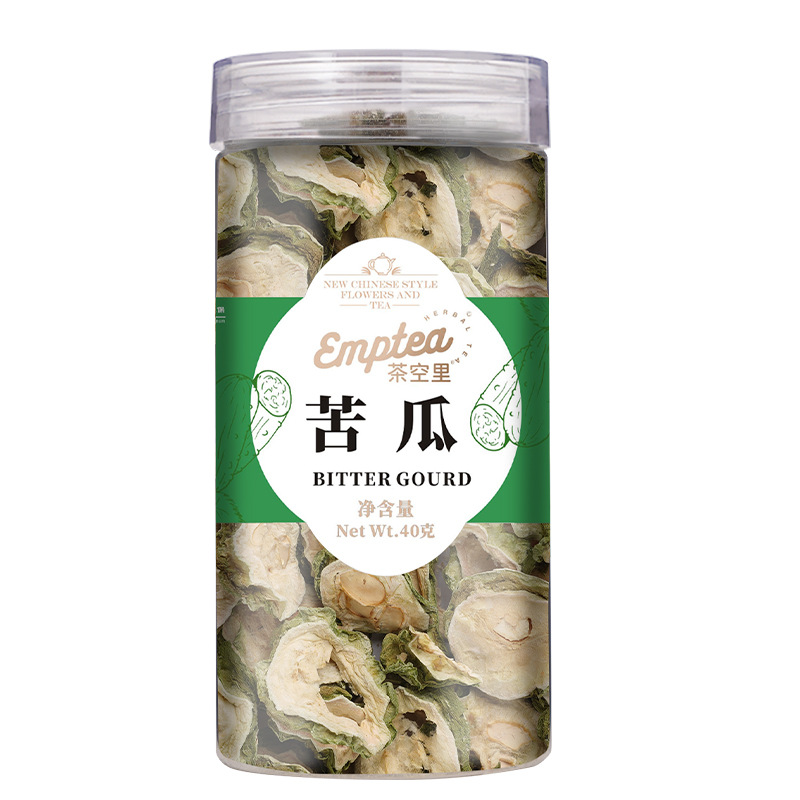 Bitter Melon Tea Slices (Momordica charantia) — Dried Ku Gua Herbal Tea, 40g Jar - Image 5