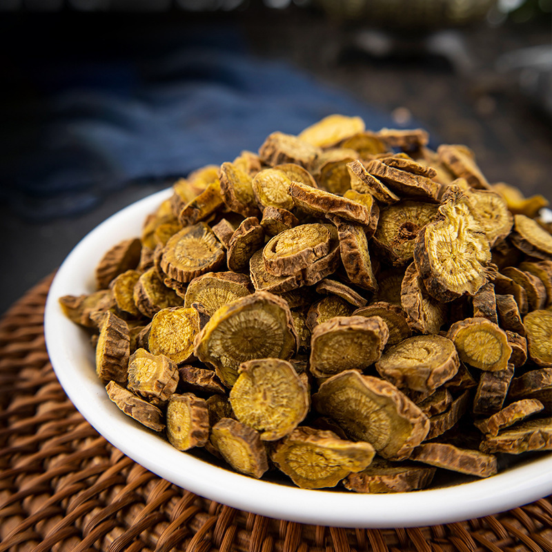 Scutellaria Root Slices Huang Qin 100g Jar Dried Chinese Herb for Decoction and Tea - Image 3