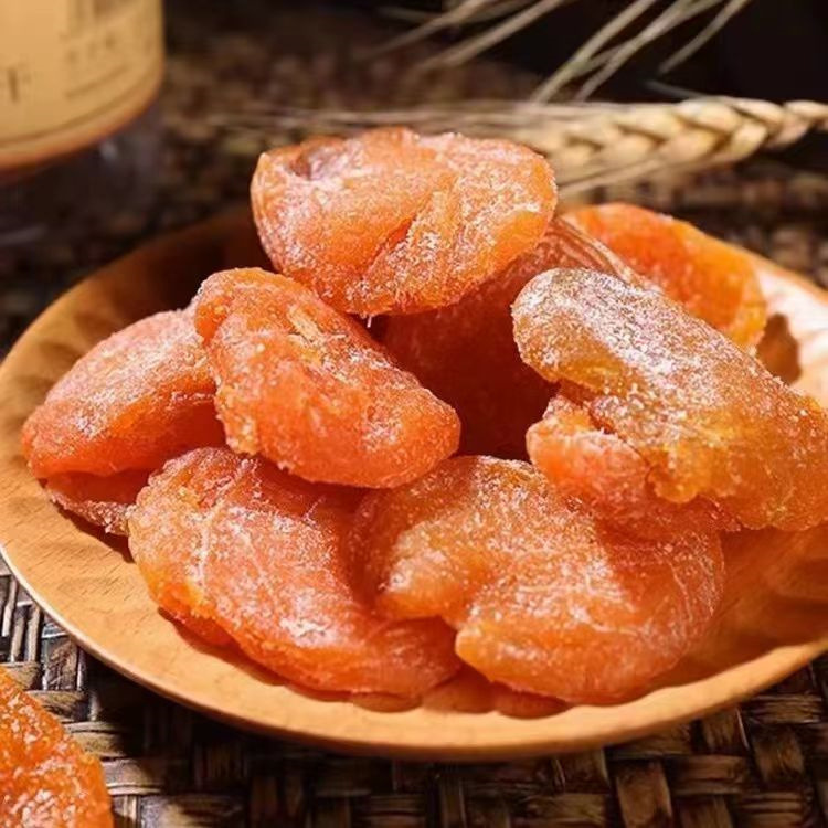 Bamboo Salt Licorice Loquat Dried Fruit Snack 100g Seedless Preserved Loquat with Licorice Flavor - Image 4