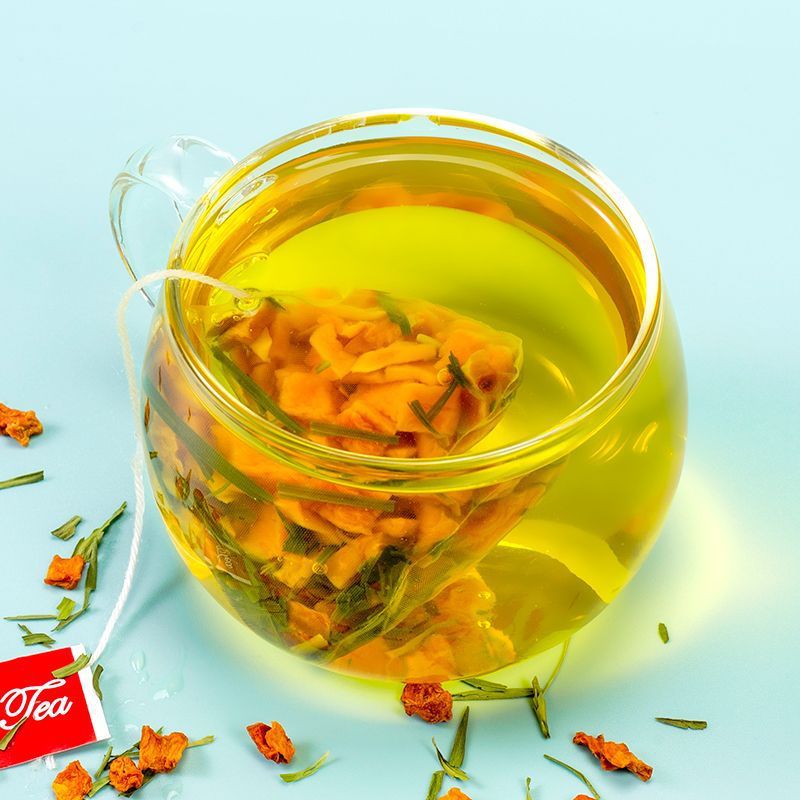 Pumpkin Leaf Herbal Tea Nan Gua Zhu Ye Cha 25 Triangle Tea Bags 5g Each Sugar Free Daily Wellness Brew - Image 3