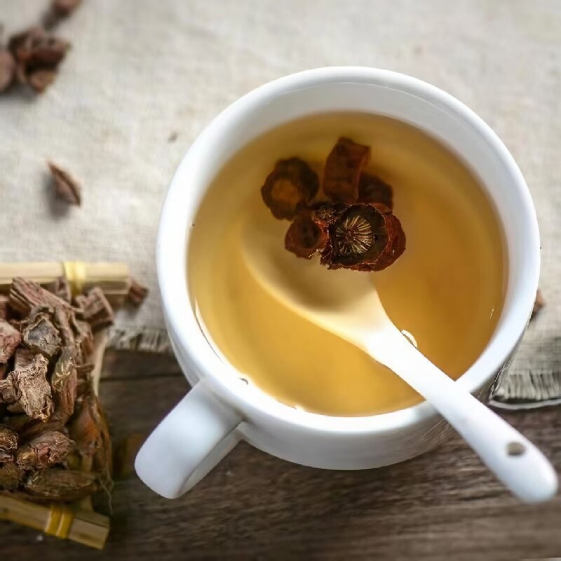 Purple Salvia Root Slices (Salvia miltiorrhiza) — Unsulfured Dan Shen for Tea & Decoction - Image 3