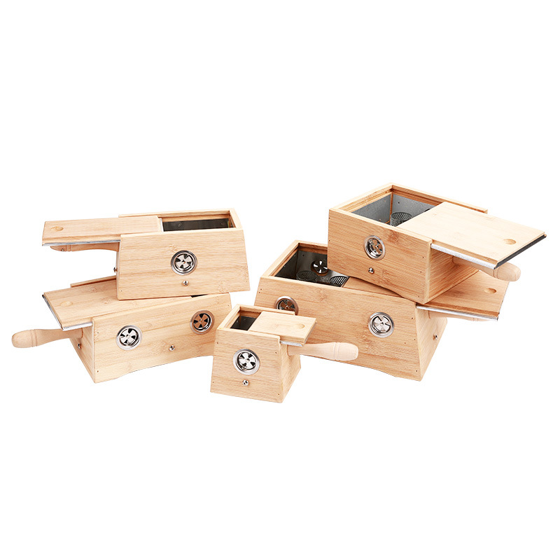 Wooden Moxibustion Box 8-Hole Moxa Burner with Strap for Home Neck and Back Warm Therapy - Image 5