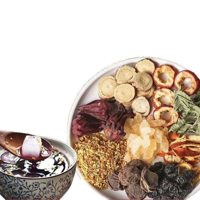 No-Cook Sour Plum Drink Herb Pack 50g Suan Mei Tang Wumei Osmanthus Herbal Tea Blend - Image 5