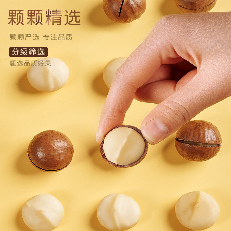Macadamia Nuts In Shell Snack Easy Crack Roasted Nut Treat 50g Pack - Image 4