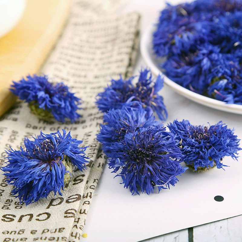 Cornflower Petals (Centaurea cyanus) — Dried Blue Sapphire Flower Heads, Food-Grade Bulk Herb - Image 3