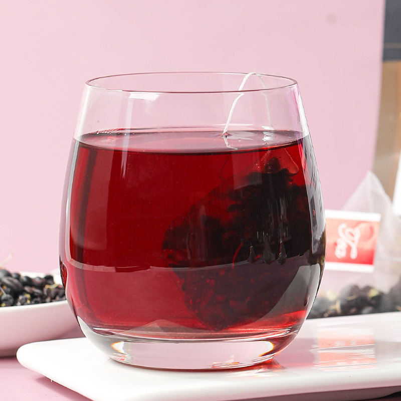 Five Black Herbal Tea 150g 15 Pyramid Tea Bags Wu Hei Cha Black Rice Black Bean Black Sesame Mulberry Black Goji Berry Blend - Image 3