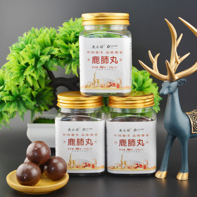 Deer Lung Pill Jilin Deer Country Northeast Specialty Sika Deer Paste Ginseng Traditional Tonic Ready to Eat 100g - Image 2