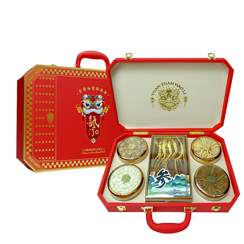 Five Treasure Ginseng Gift Box Sliced Linxia Ginseng Jilin Origin Herbal Wellness Gift for Elders - Image 5