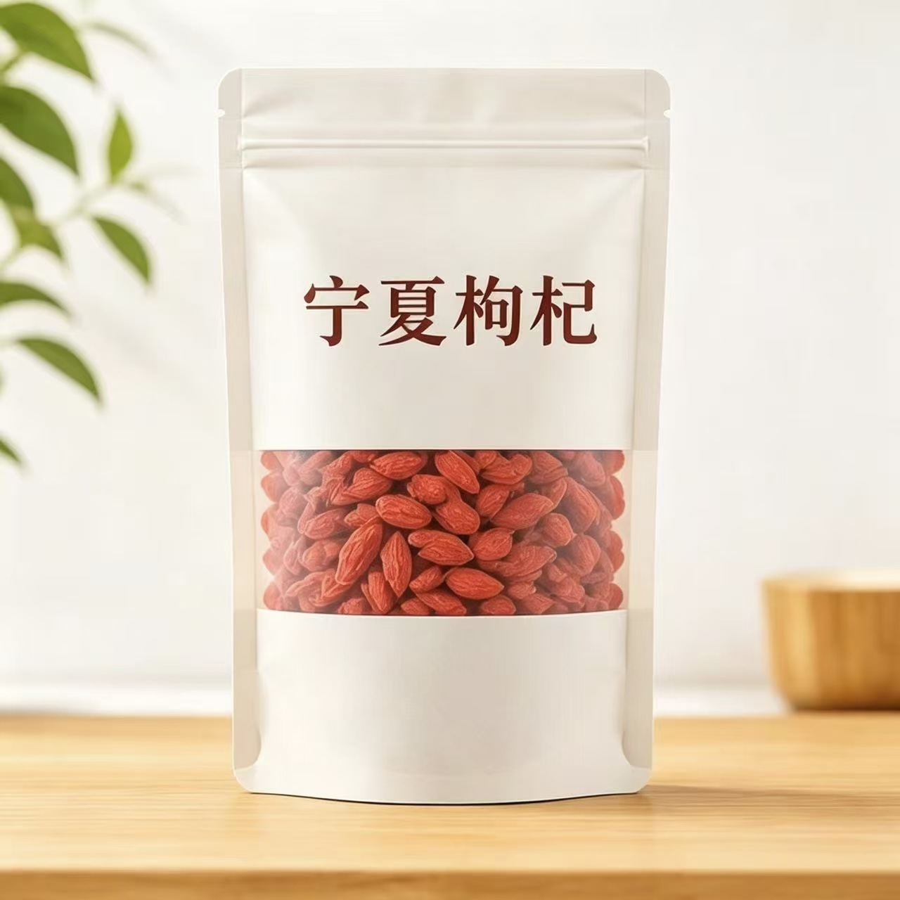 Ningxia Red Goji Berries Gouqizi Sun-Dried Whole Berries for Tea Soup and Cooking 1000g Bag - Image 2