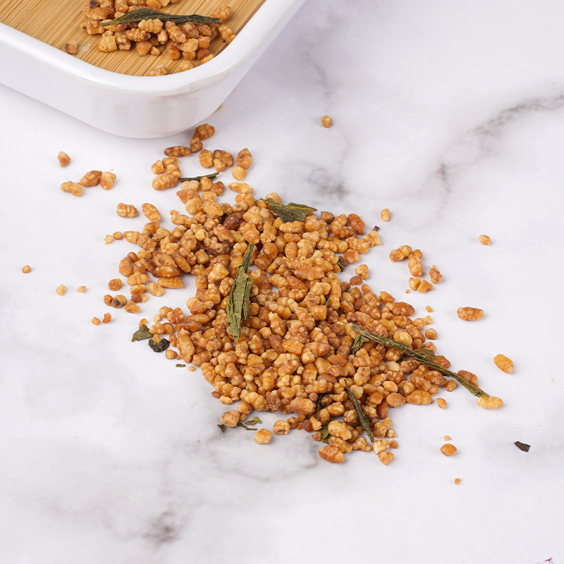 Genmaicha Brown Rice Green Tea (玄米茶) — Japanese-Style Roasted Rice Tea, 200g Jar - Image 2