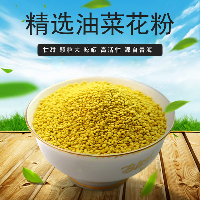 Rapeseed Bee Pollen (Brassica napus) — Qinghai Large-Granule Edible Pollen, 500g Bulk - Image 2