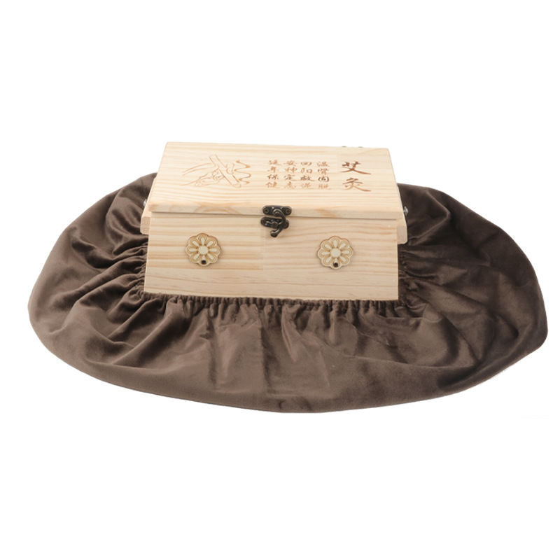 Wooden Moxibustion Box for Waist and Abdomen with 54 Moxa Cones Portable Ginger Moxa Warmer - Image 5