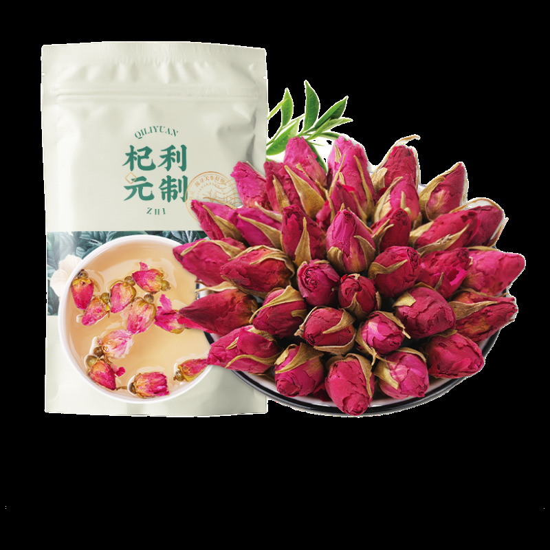 Pingyin Rose Bud Tea Loose Dried Rose Flower Herbal Tea 60g Bag - Image 5