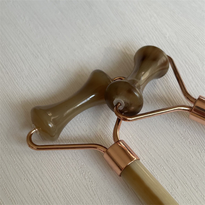 Horn Facial Massage Tool Double Head Roller Gua Sha Beauty Device 15cm - Image 4