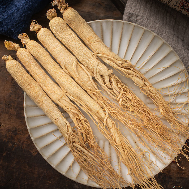 Ginseng Root Ren Shen Whole Dried White Ginseng for Soup and Wine Infusion 500g - Image 2