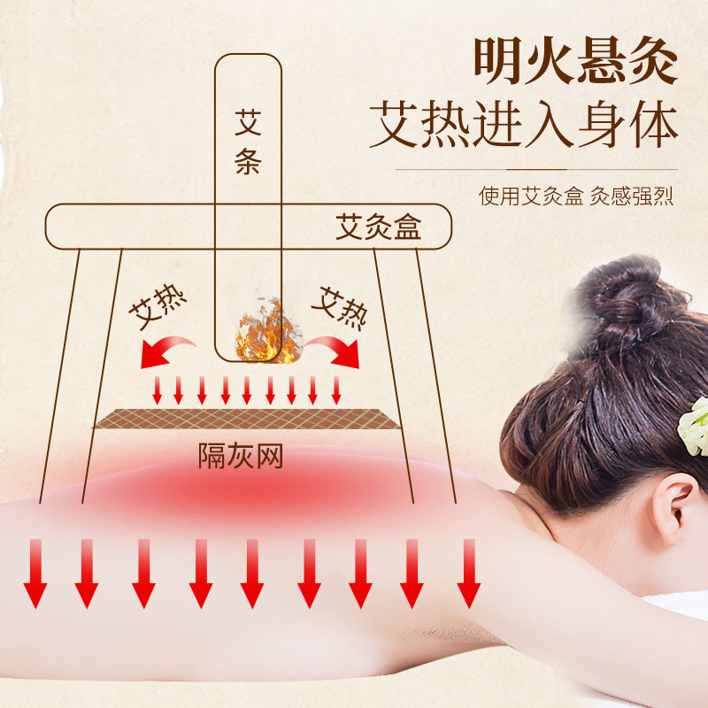 Bamboo Moxibustion Box 6 Hole Warming Moxa Device for Home Use - Image 3