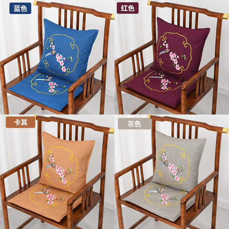 Electric Heated Mugwort Cushion Ai Rong 艾绒 Warm Compress Seat Pad with Backrest 9-Level Timer Temperature Control - Image 2
