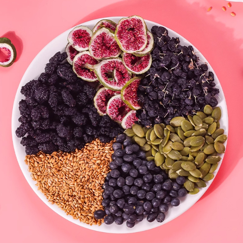 Flaxseed Fig Mulberry Tea Sang Shen Cha Cold Brew Triangle Tea Bags 5g x 80 Pack Sugar Free - Image 3