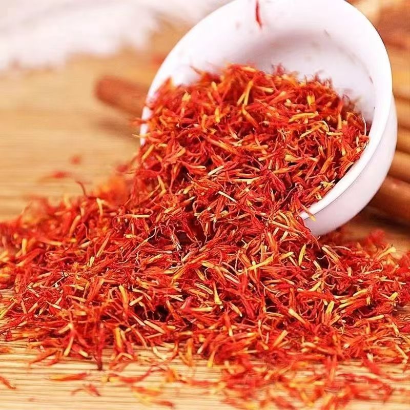 Dried Safflower Hong Hua Loose Herb 50g Jar for Tea Wine and Foot Soak - Image 3