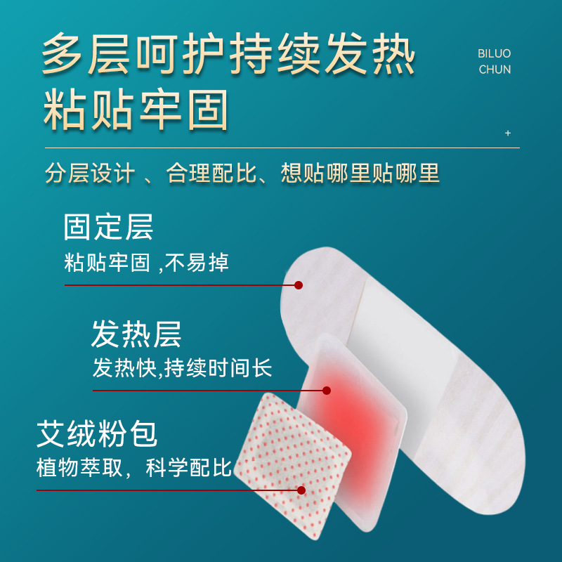 Mugwort Self-Heating Moxa Patch 5 Patches Per Box Warming Herbal Body Patch - Image 2
