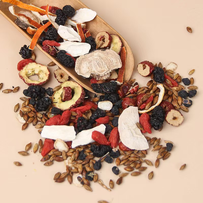 Ginseng Ten Treasures Tea Ren Shen Shi Bao Cha 20 Triangle Tea Bags 100g Daily Wellness Brew - Image 4