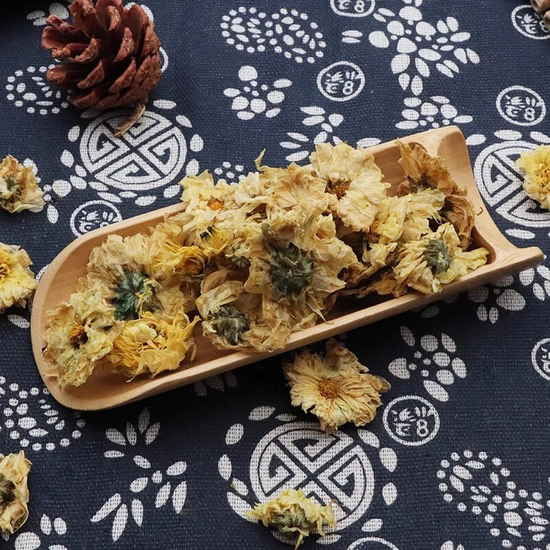 Hang Bai Ju Dried Chrysanthemum Buds 500g Herbal Tea Zhejiang Hangzhou White Chrysanthemum - Image 5