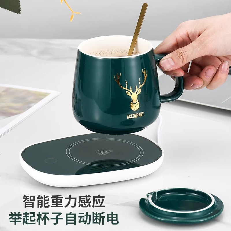 Smart Thermostatic Cup Warmer Pad 3 Adjustable Temperature Settings Winter Auto Keep Warm Milk Warmer - Image 5