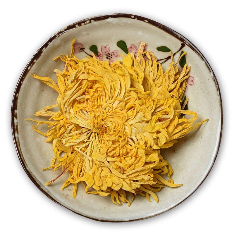 Golden Silk Imperial Chrysanthemum Tea (Chrysanthemum morifolium) — Dried Flower Herbal Tea, One Bloom Per Cup - Image 5