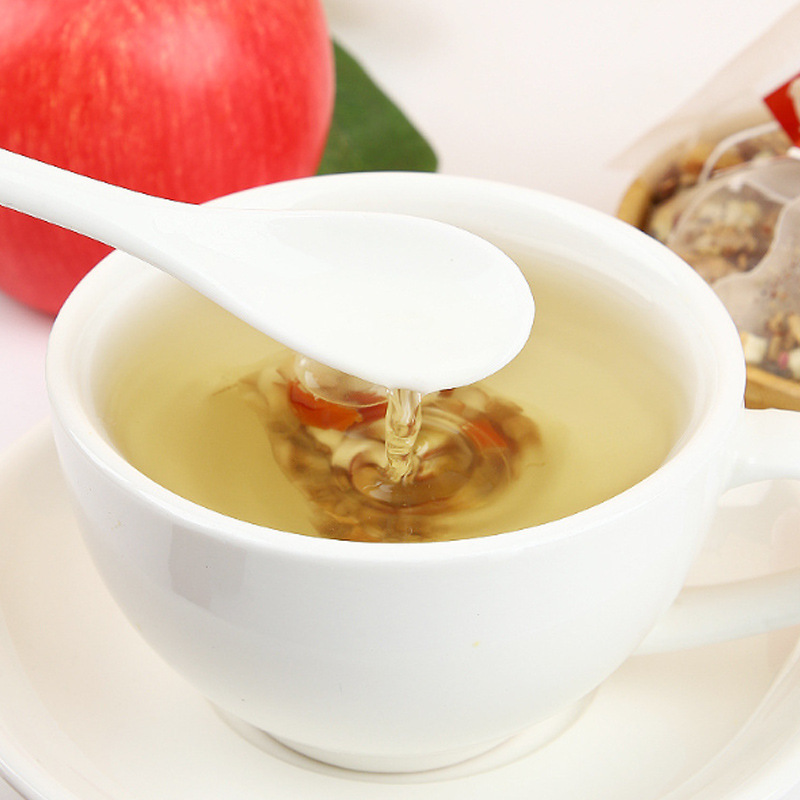 Yangyuan Apple Four Spirit Tea Si Shen Cha 8g x 10 Pyramid Bags Cold Brew Herbal Tea - Image 2