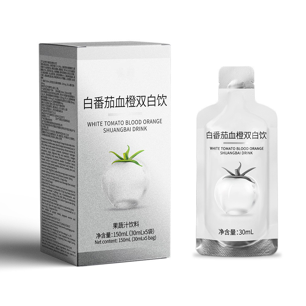 White Tomato Blood Orange Concentrated Juice Drink 150ml Collagen Vitamin Beauty Support - Image 2