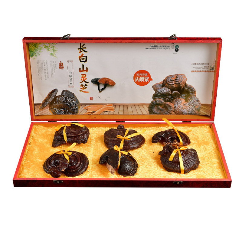 Changbai Mountain Reishi Mushroom Whole Dried Gift Box Lingzhi Zi Zhi 180g - Image 2