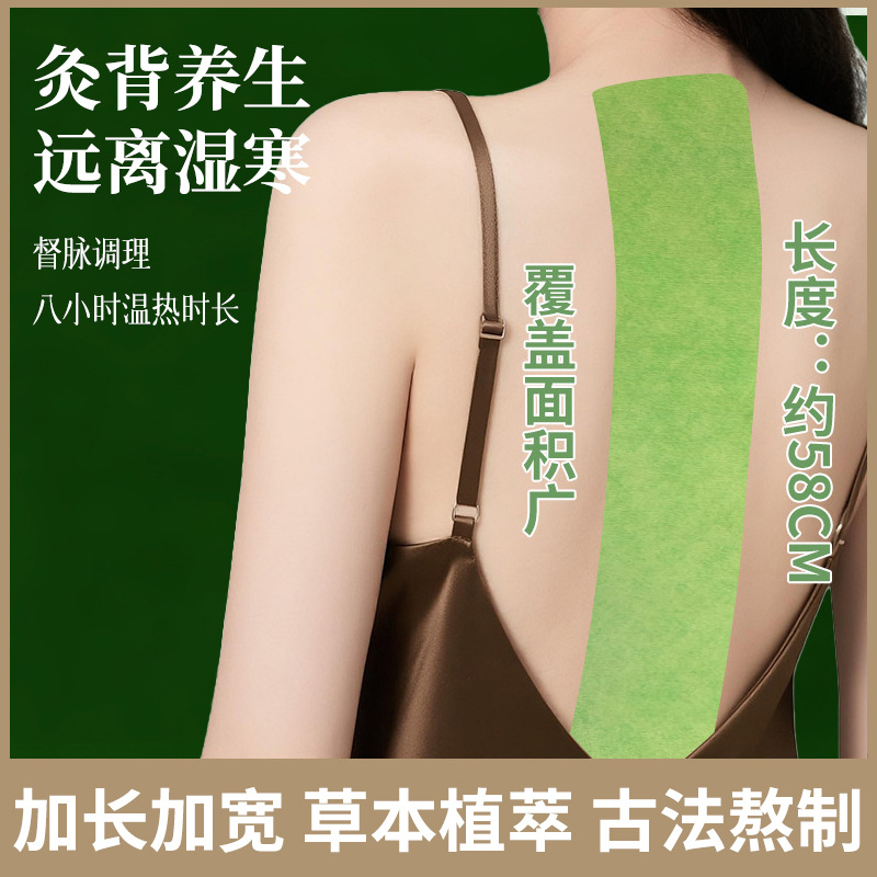 Dragon Bone Du Mai Moxibustion Patch Cuttable Warm Compress for Neck Spine Back and Knees 5 Patches - Image 2