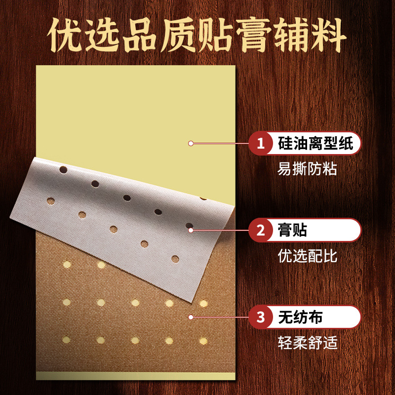 Anti Allergy Breathable Elastic Joint Patch for Neck Shoulder Waist Pain Relief 10x7cm 6 Patches per Box - Image 2