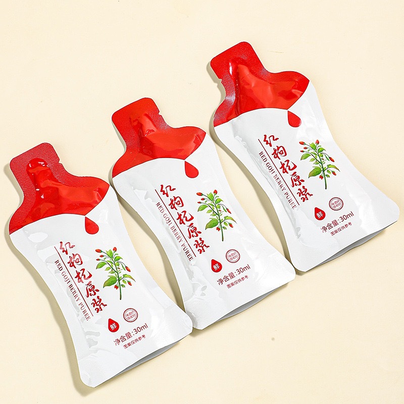 Ningxia Goji Berry Puree 30ml Portable Sachet Fresh-Pressed Red Goji Juice Ready to Drink - Image 2