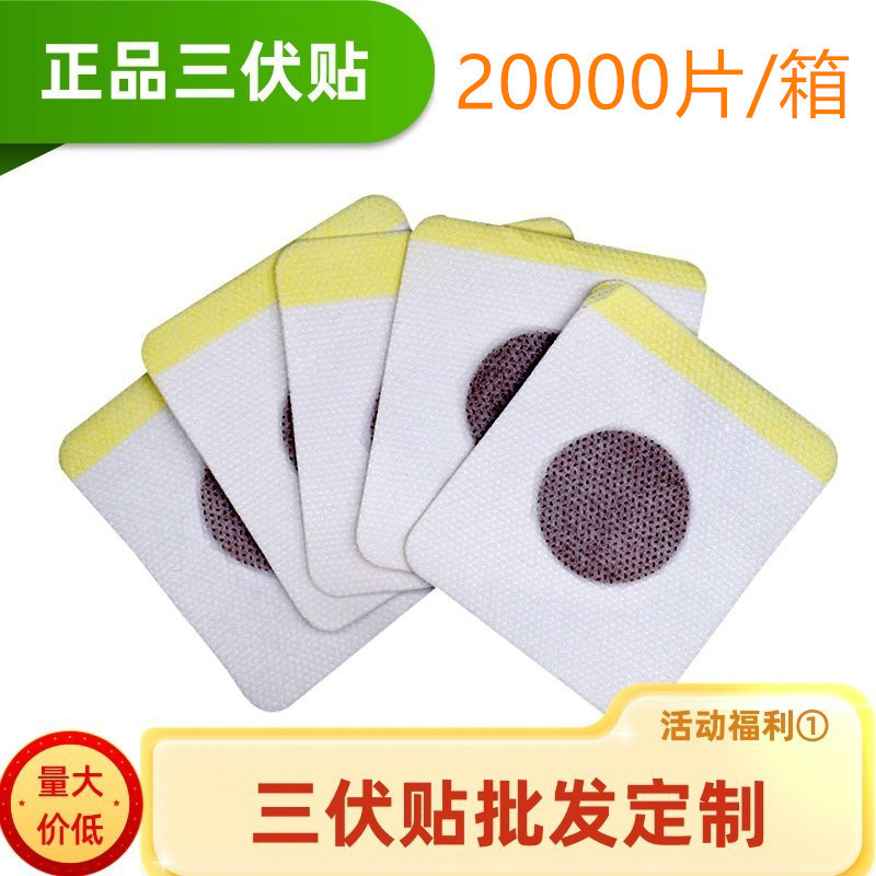 San Fu Tie Honey Herbal Patch with Mugwort Ai Cao Warm Moxa Style Acupoint Sticker for Summer Dampness Care 1 Piece - Image 4