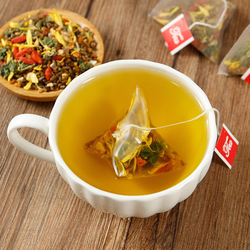 Chrysanthemum Goji Cassia Seed Tea Bags 150g Cold Brew Herbal Wellness Tea 30 Pyramid Bags - Image 3