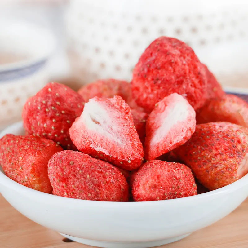 Freeze-Dried Strawberry Dices (Fragaria × ananassa) — Crisp Fruit Snack, 500g - Image 2