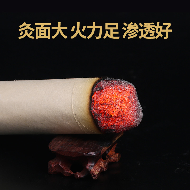 Xuantong Moxa Roll 5cm x 20cm 2 Pack Five Year Aged Mugwort Stick for Warming Moxibustion - Image 2