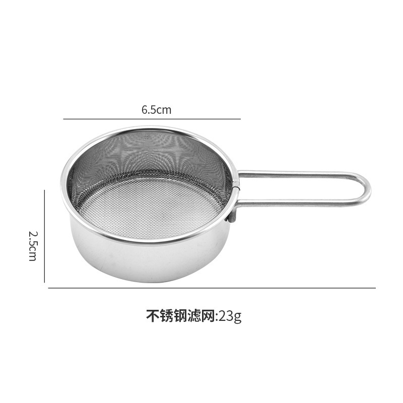 Stainless Steel Handheld Flour Sifter Cup Style Semi Automatic Baking Tool for Flour Powder Sugar and Sample Sieving - Image 3