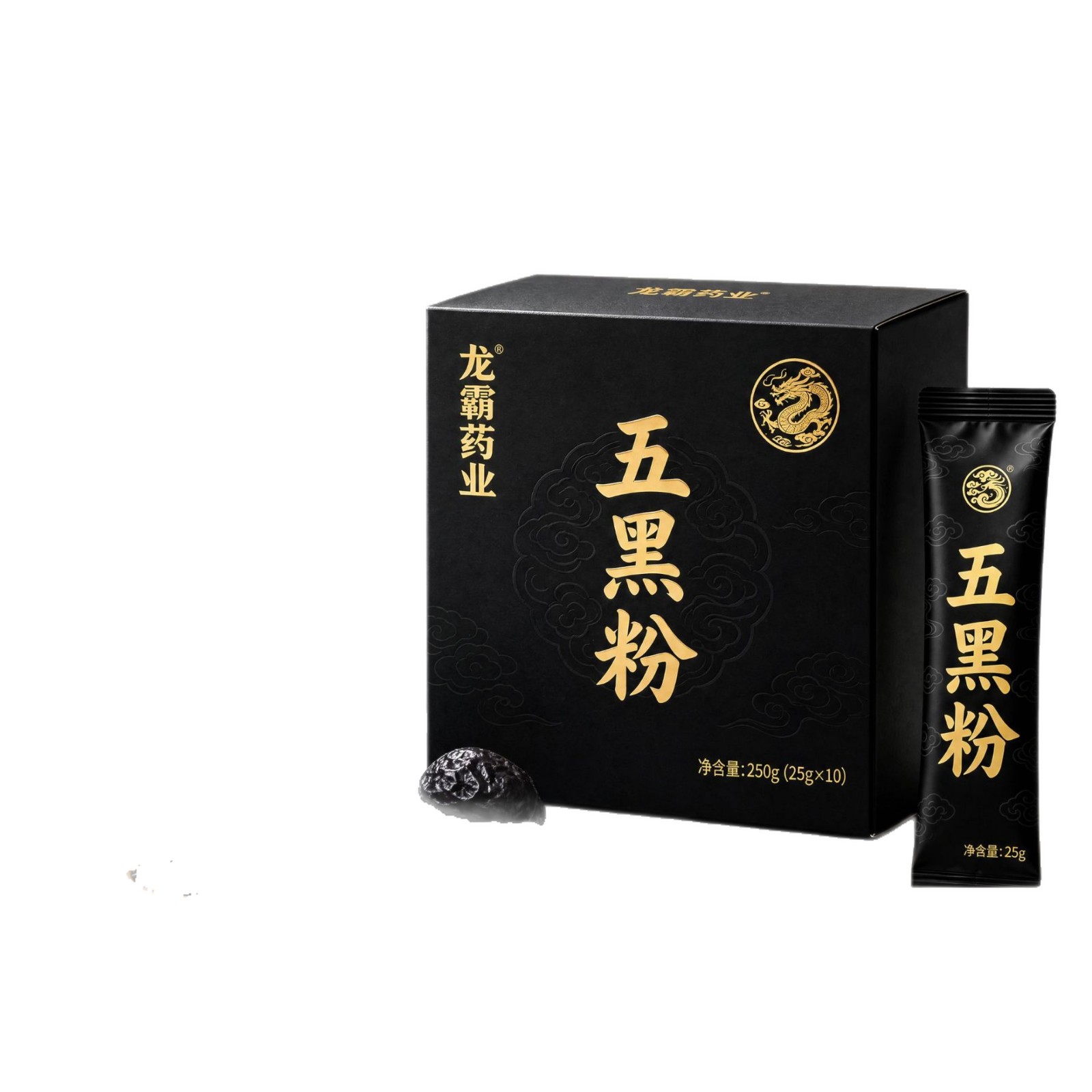 Five Black Powder Blend Black Bean Black Sesame Black Mulberry Black Goji Drink Mix 250g - Image 5