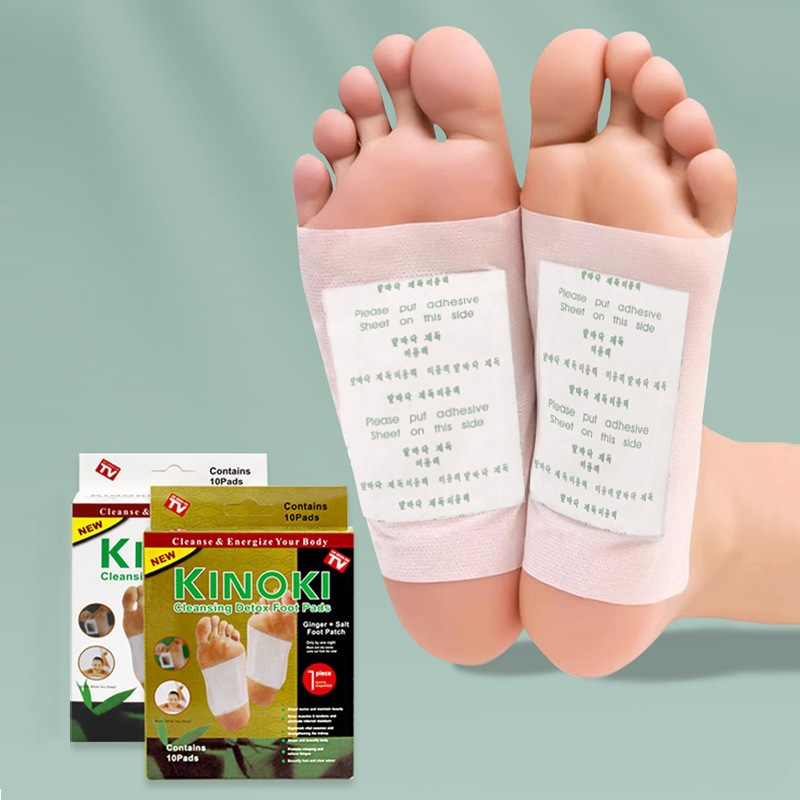 Kinoki Herbal Foot Patches Honey Gold Foil Body Care Foot Soak Patch Boxed - Image 4