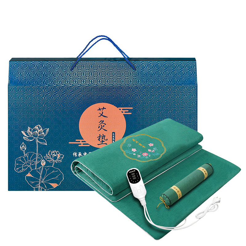 Electric Moxa Heating Blanket Ai Rong Ai Cao Warm Compress Mat with 9 Level Controller for Moxibustion Style Warming - Image 5