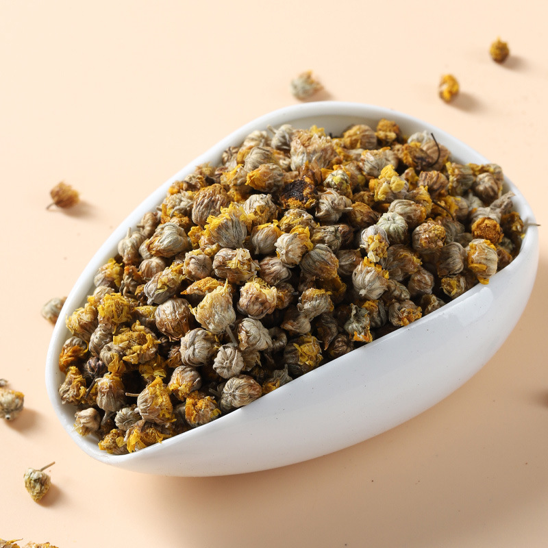 Gardenia Green Tangerine Peel Wild Chrysanthemum Blend Zhi Zi Qing Pi Ye Ju Hua Dried Herbal Tea 80g - Image 2