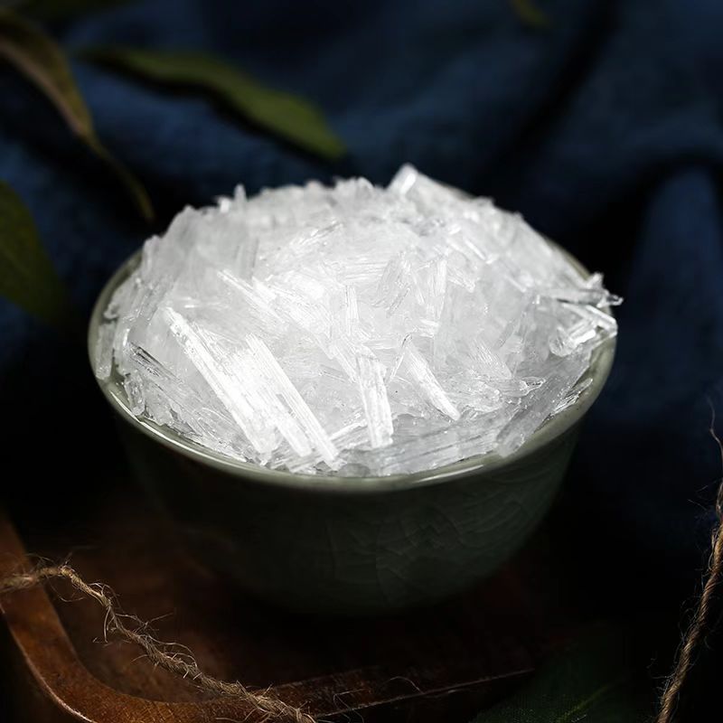 Menthol Crystals (Mentha arvensis) — Natural Bo He Nao Cooling Agent, Food-Grade Herbal Material - Image 3