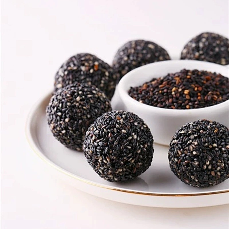 Black Sesame Balls with Mulberry Goji Honey 108g Herbal Snack with Astragalus Codonopsis - Image 4