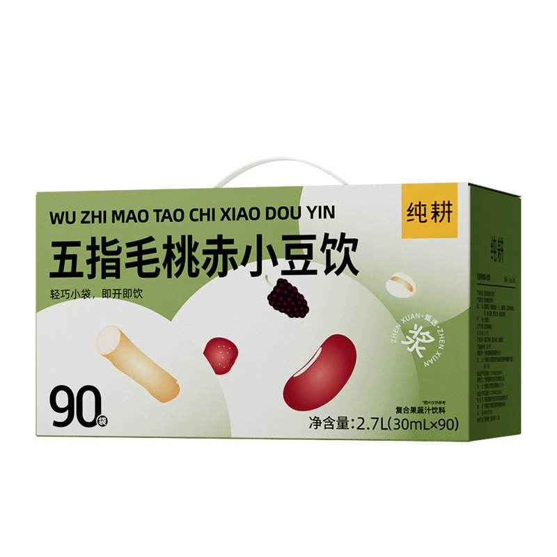 Five-Leaf Fig Root and Adzuki Bean Drink Concentrate 2.7L 90 Sachets Bulk Gift Box - Image 5