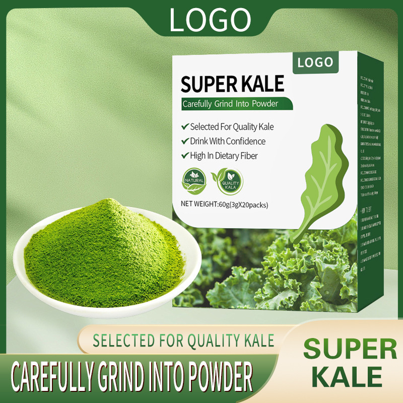 Freeze-Dried Kale Powder Yu Yi Gan Lan 60g Box 20 Single-Serve Sticks for Smoothies and Drinks - Image 3