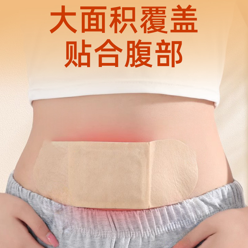 Warm Palace Heat Patch with Mugwort Self Heating Abdominal Patch for Menstrual Comfort 5 Patches per Box - Image 3